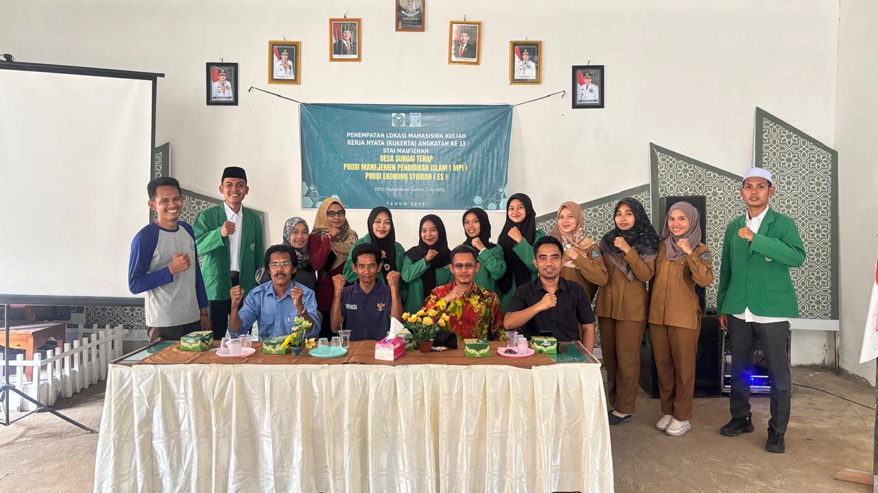 Mahasiswa KUKERTA STAI Mau'izhah Tanjung Jabung Barat Sukses Laksanakan Pengabdian di Tiga Desa, Penempatan hingga Penjemputan Berjalan Lancar